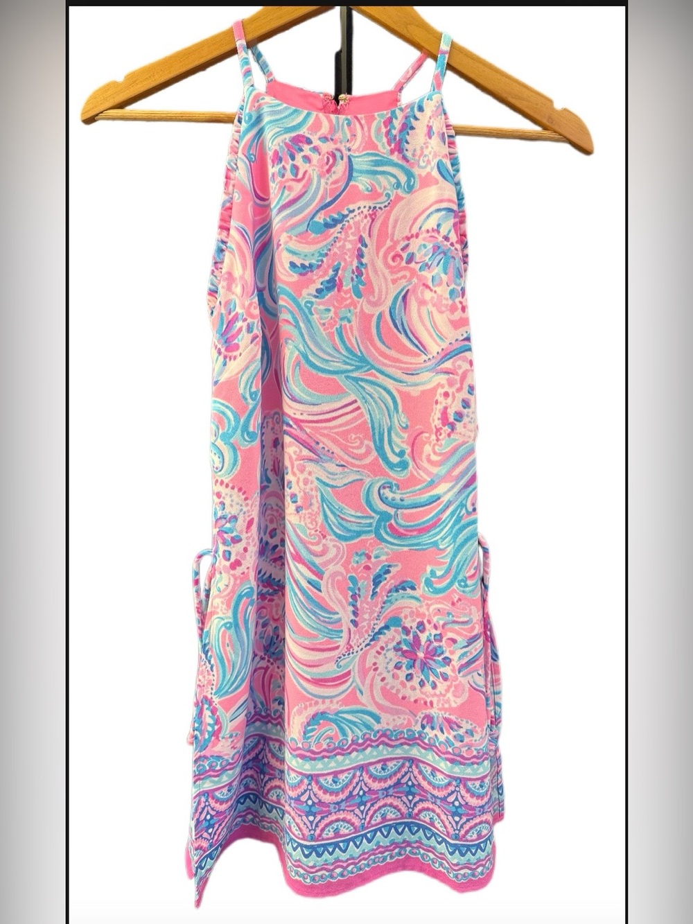 Lilly Pulitzer Pearl Halter Romper Prosecco Pink Don't Be Jelly NWOT [Size 00]